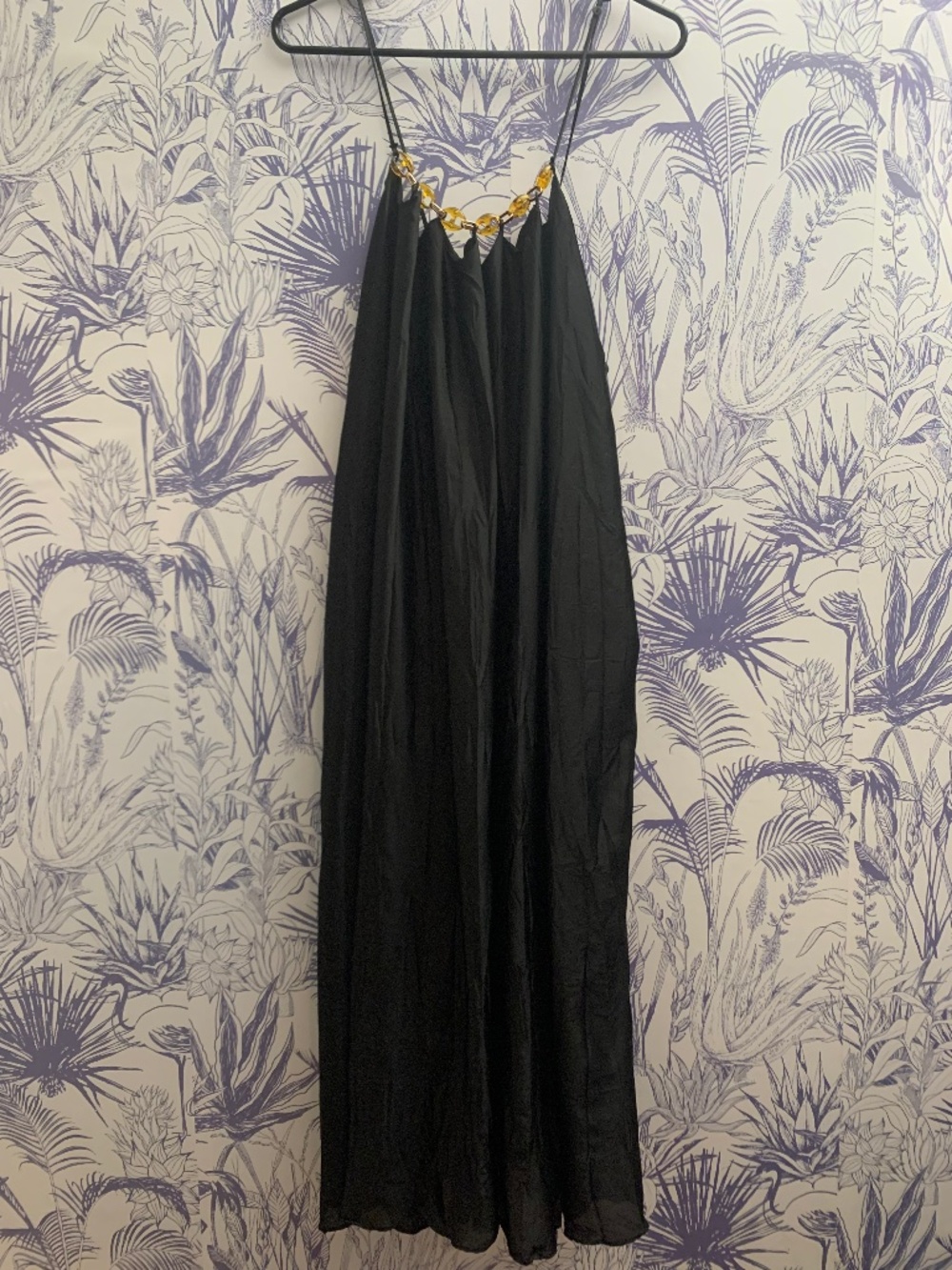 Black maxi dress